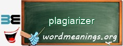 WordMeaning blackboard for plagiarizer